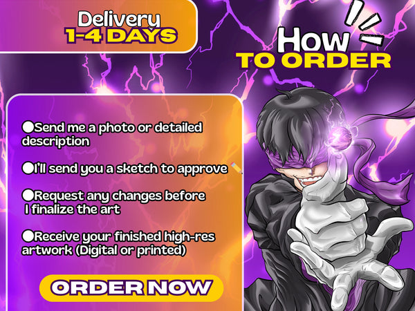 Transform yourself or your character into EPIC anime artwork