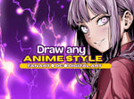 Transform yourself or your character into EPIC anime artwork